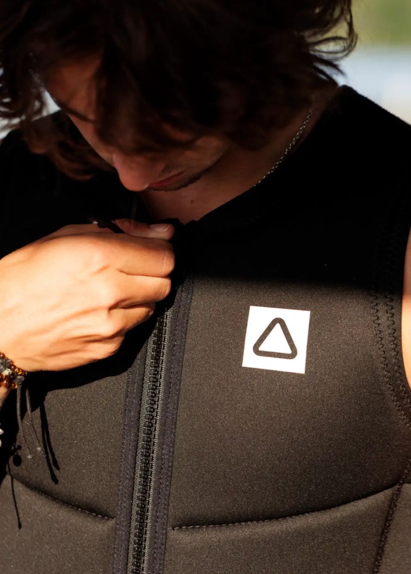 Follow Herren Weste Corp - black/purple