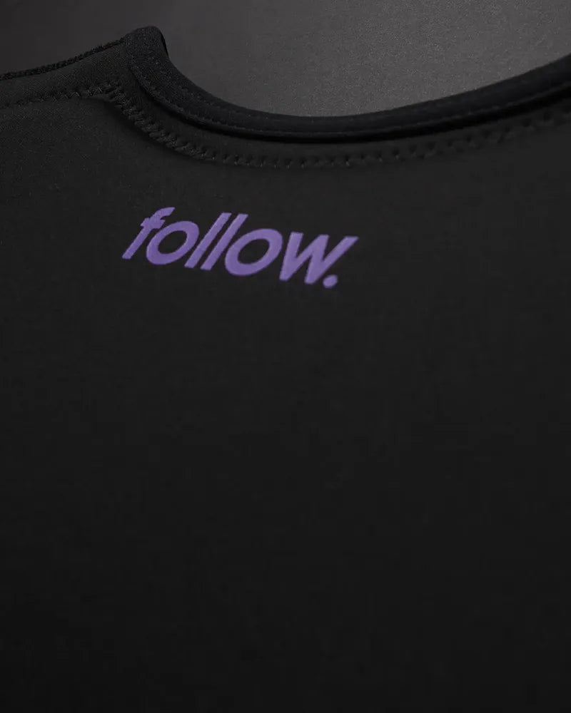 Follow Herren Weste Corp - black/purple