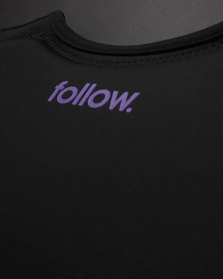 Follow Herren Weste Corp - black/purple