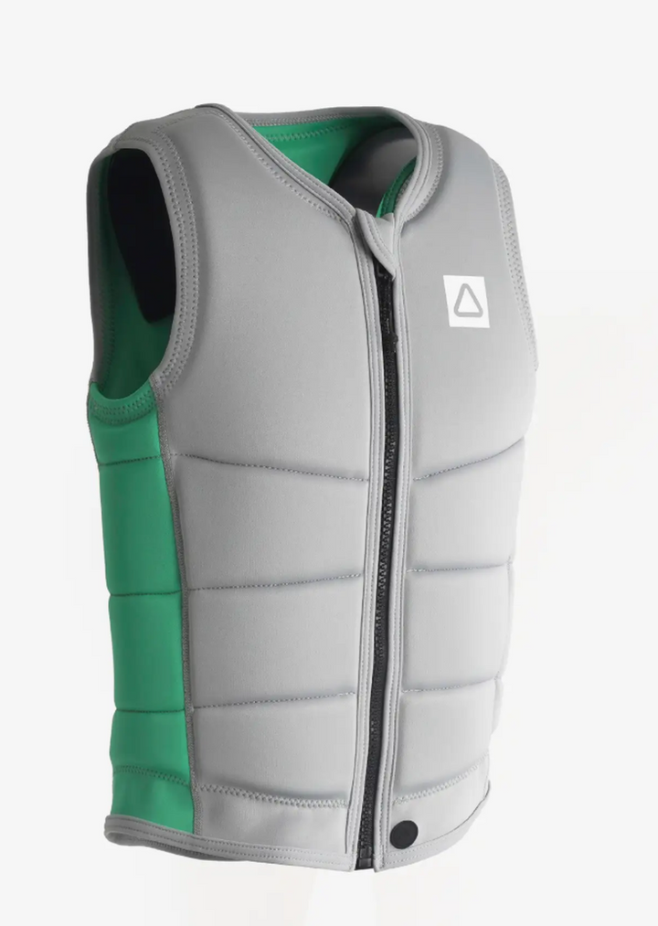 Follow Herren Weste Corp - grey/green