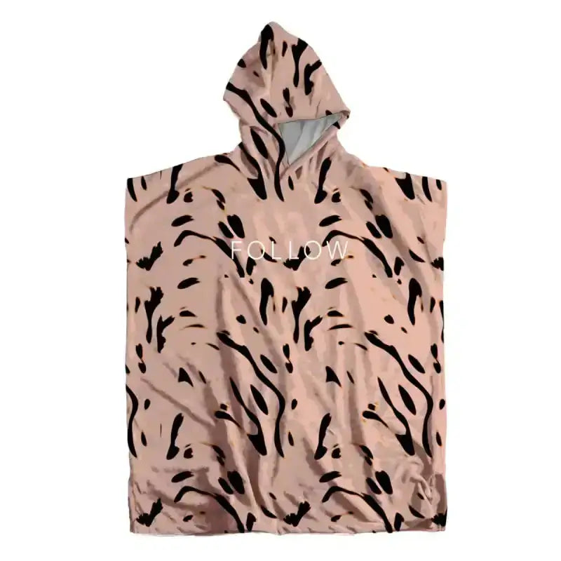 Follow Kinder Poncho Towelie - Peach