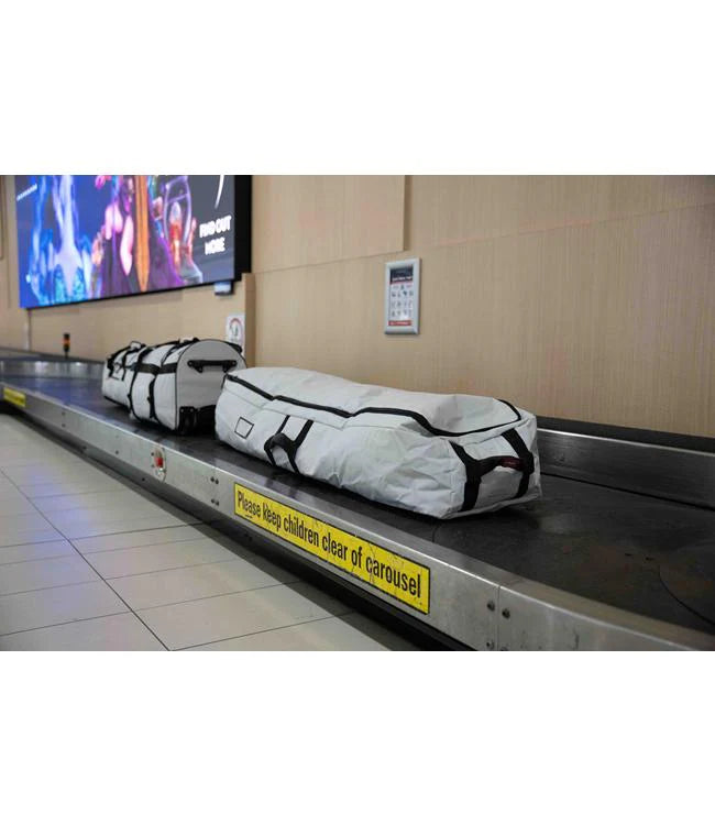 Follow Life Board Travel Bag - Light Grey