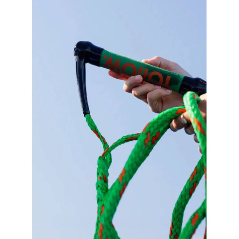 Follow Wakesurf Handle Surf Package - olive/orange