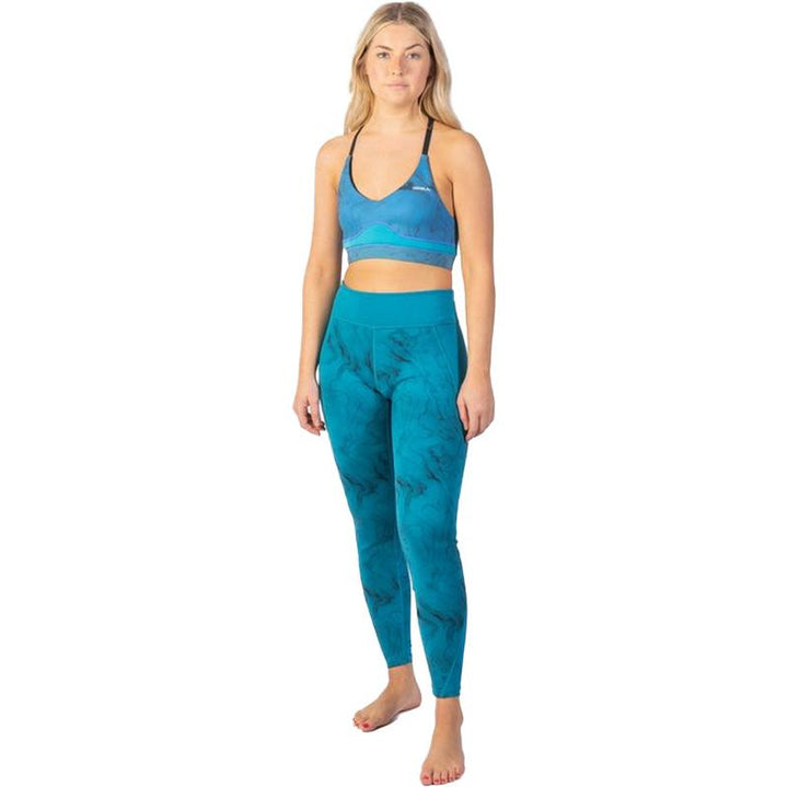 Gul Damen Neopren Leggings Luna7 SUP - marbel/teal