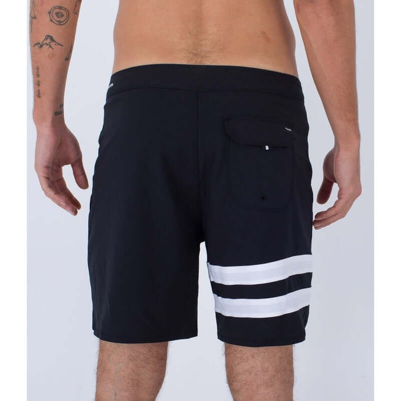 Hurley Boardshorts Phantom Eco Block Party 18' - black
