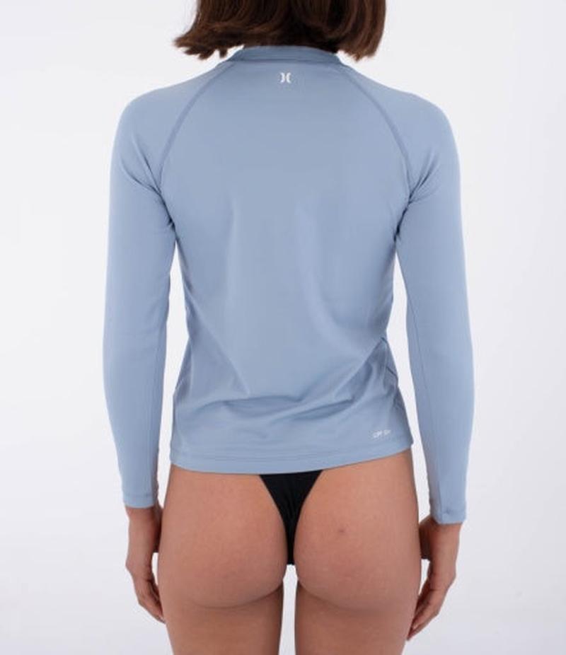 Hurley Damen Lycra Langarm Tee - Spring Breeze