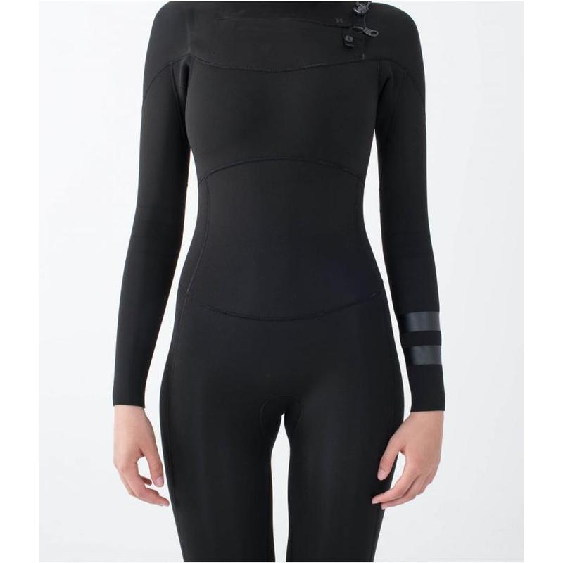 Hurley Damen Neoprenanzug 3/2mm Air Chestzip - Black