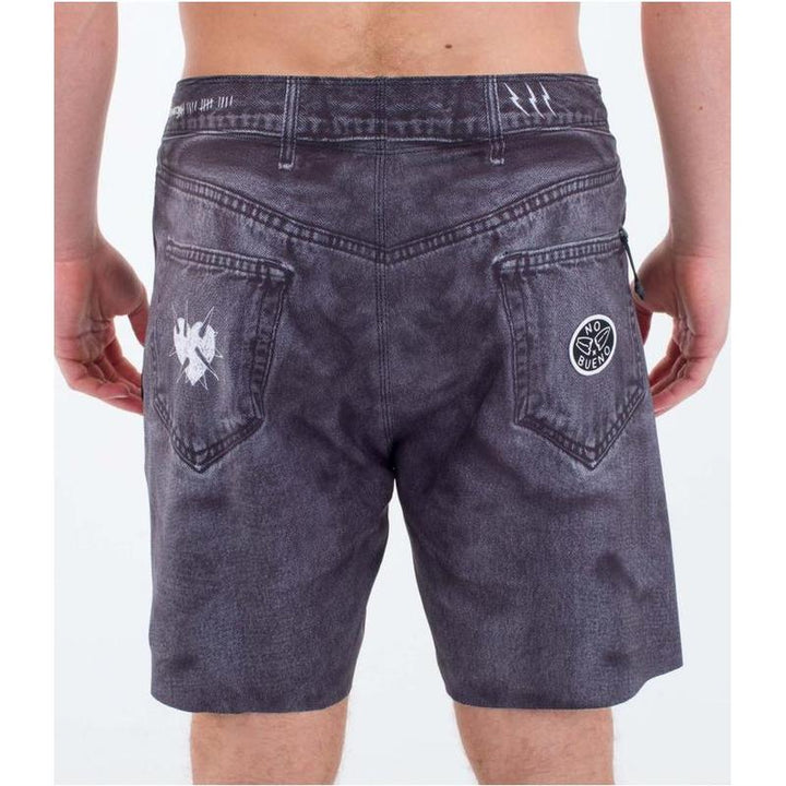 Hurley Herren Boardshorts Phantom Eco Denim 18' - Schwarz/Weiß