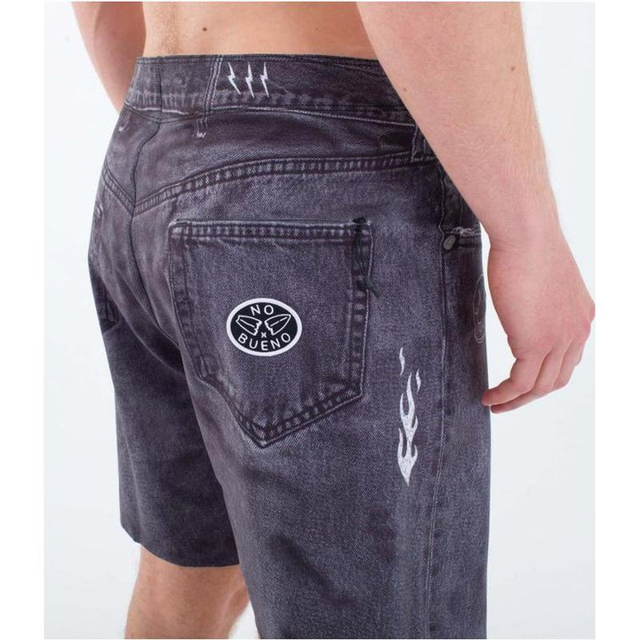Hurley Herren Boardshorts Phantom Eco Denim 18' - Schwarz/Weiß