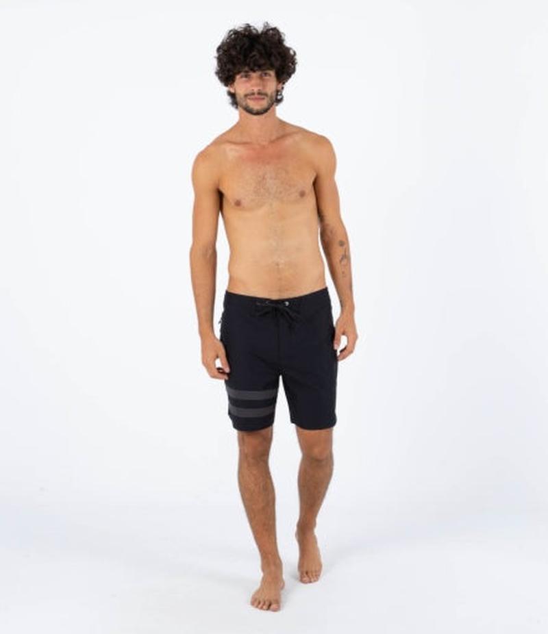 Hurley Herren Boardshorts Phntm Blck Prty Rngd 18 - Black