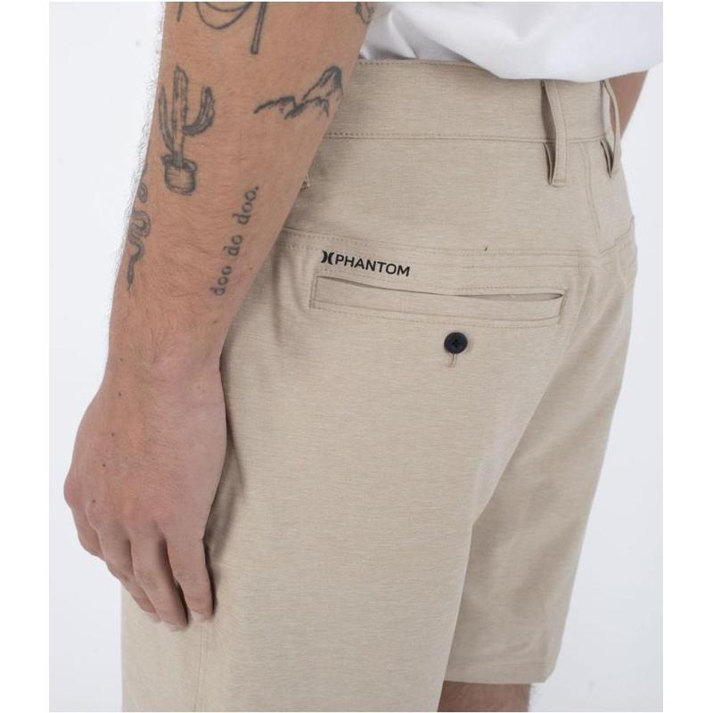 Hurley Herren Hybridshort Phantom Heather 18" - khaki