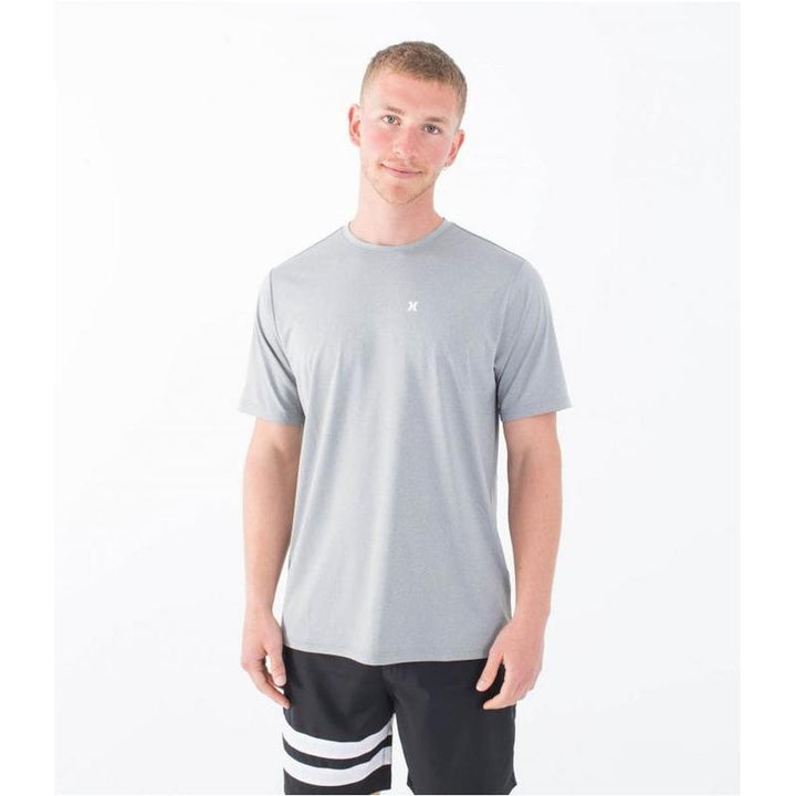 Hurley Herren Lycra Everyday Hybrid Kurzarm - Black Palm