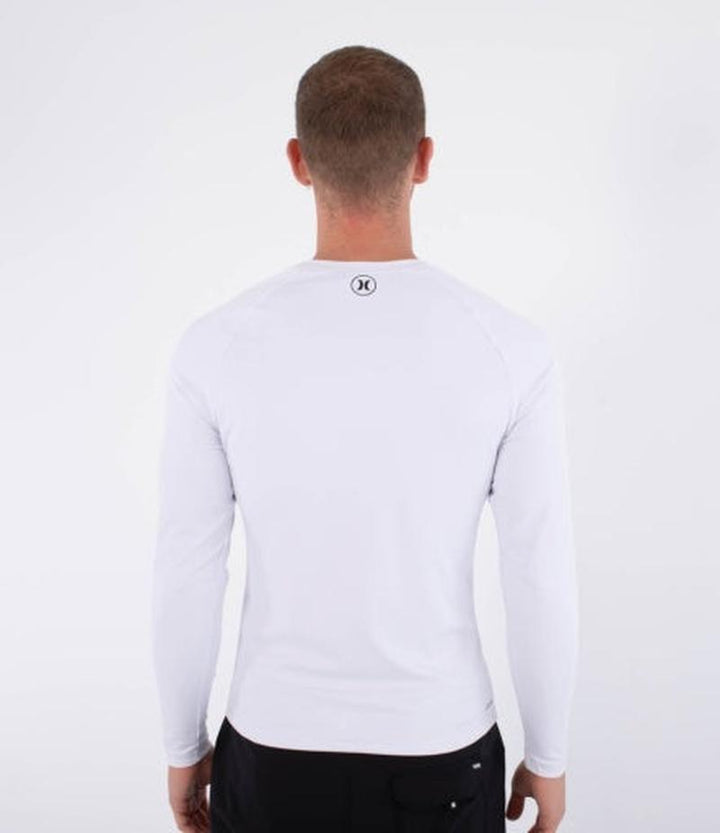 Hurley Herren Lycra Langarm Slim Fit- Weiss