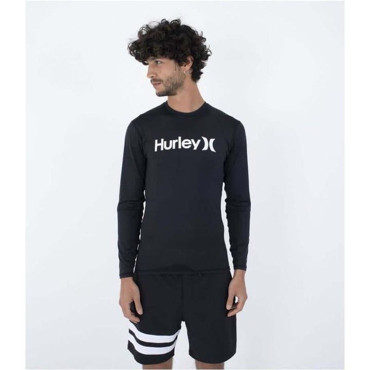 Hurley Herren Lycra OAO Quickdry langarm - black