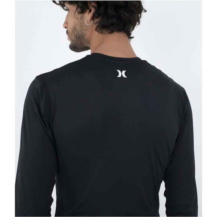 Hurley Herren Lycra OAO Quickdry langarm - black