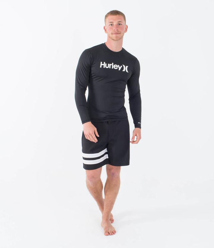 Hurley Herren Lycra OAO Quickdry langarm - black