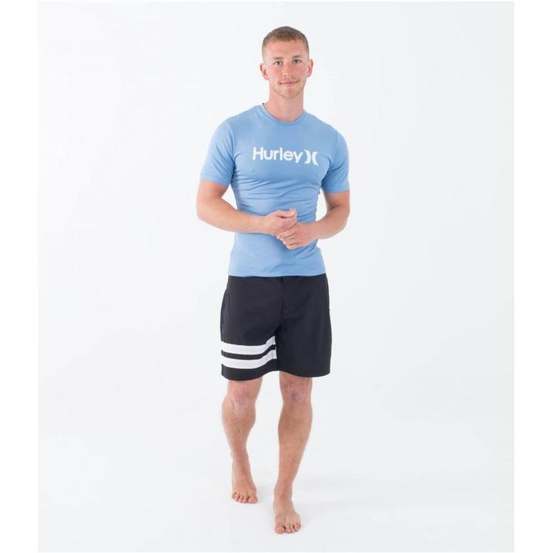 Hurley Herren Lycra O&O Quickdry Kurzarm - light cobalt