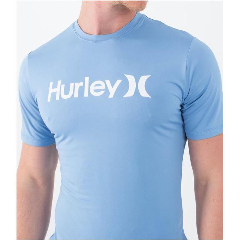 Hurley Herren Lycra O&O Quickdry Kurzarm - light cobalt