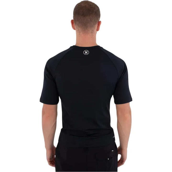 Hurley Herren Lycra Rash Slim Fit Icon Circle SS