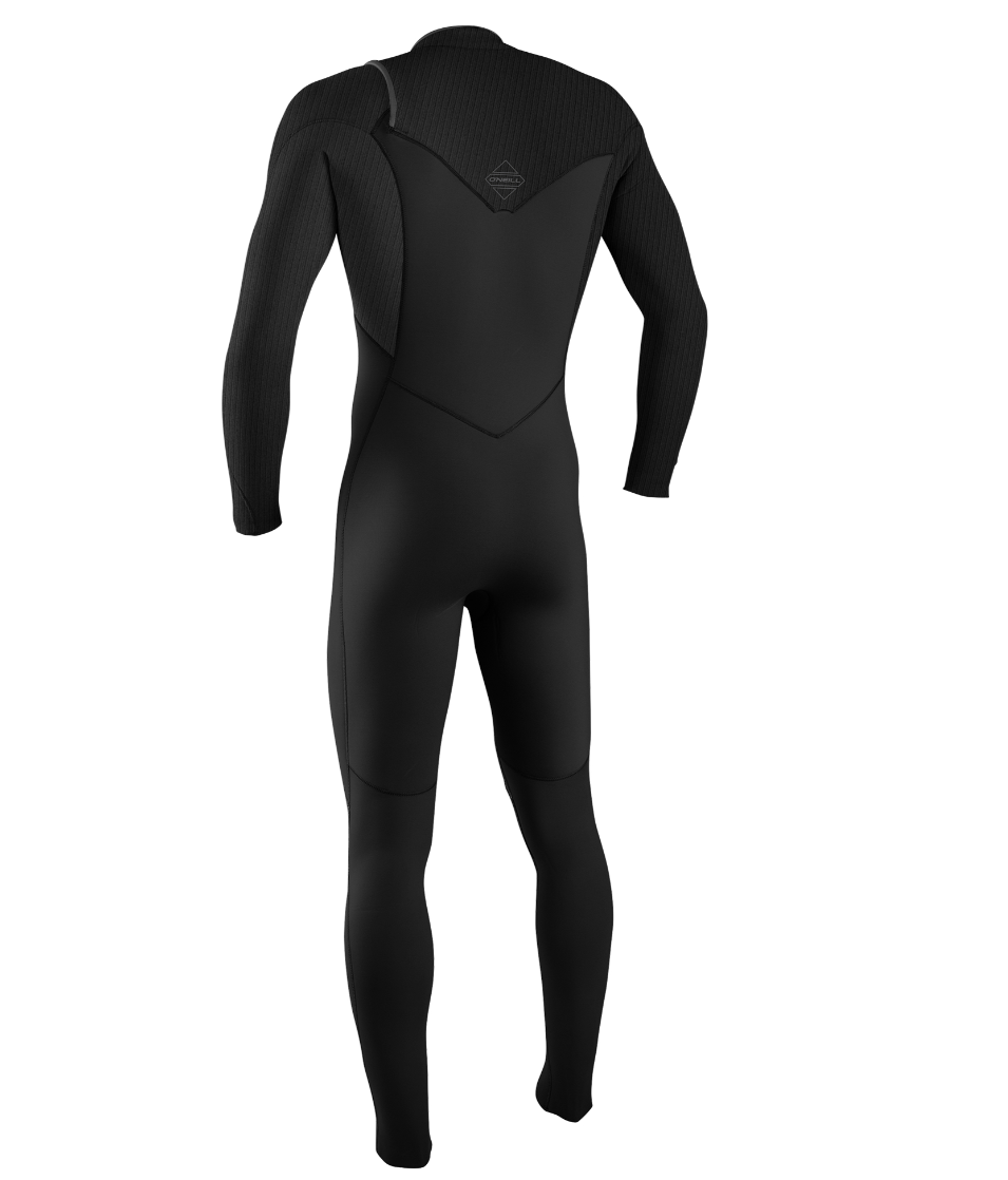 O'Neill Herren Neoprenanzug Hyperfreak 4/3+mm Chestzip - Black Grösse XL (Miete)