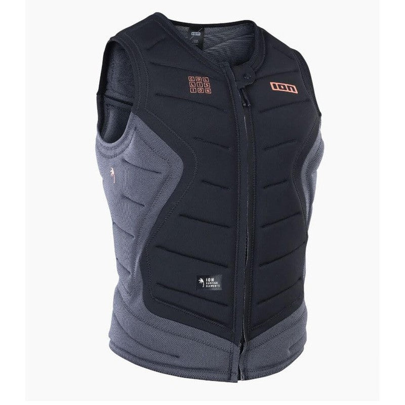 ION Collision Vest Prallschutzweste Select Frontzip - black