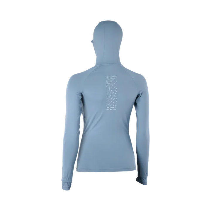 ION Damen Lycra Sun Pro Langarm - Silver/Green