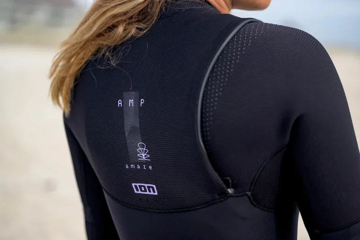 ION Damen Neoprenanzug Amaze Amp 3/2mm Frontzip - Black