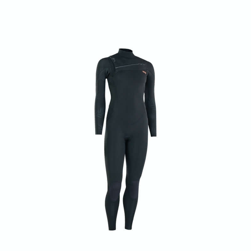 ION Damen Neoprenanzug Amaze Core 3/2mm Chestzip - Black (coral Logo)