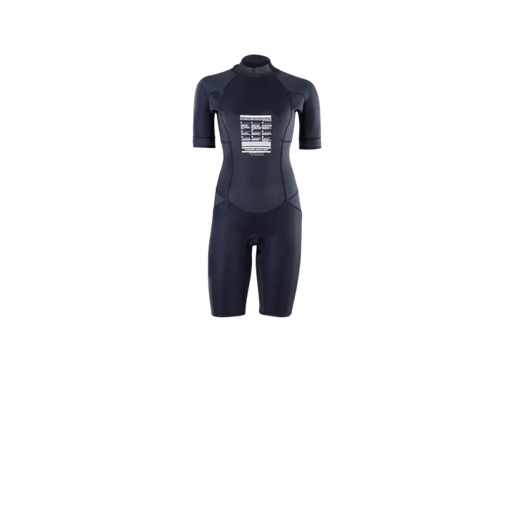 ION Damen Shorty Static 2/2 Backzip kurzarm - black