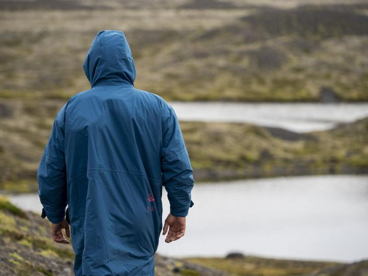 ION Dryrobe Water Jacket Storm Coat - Ink Blue