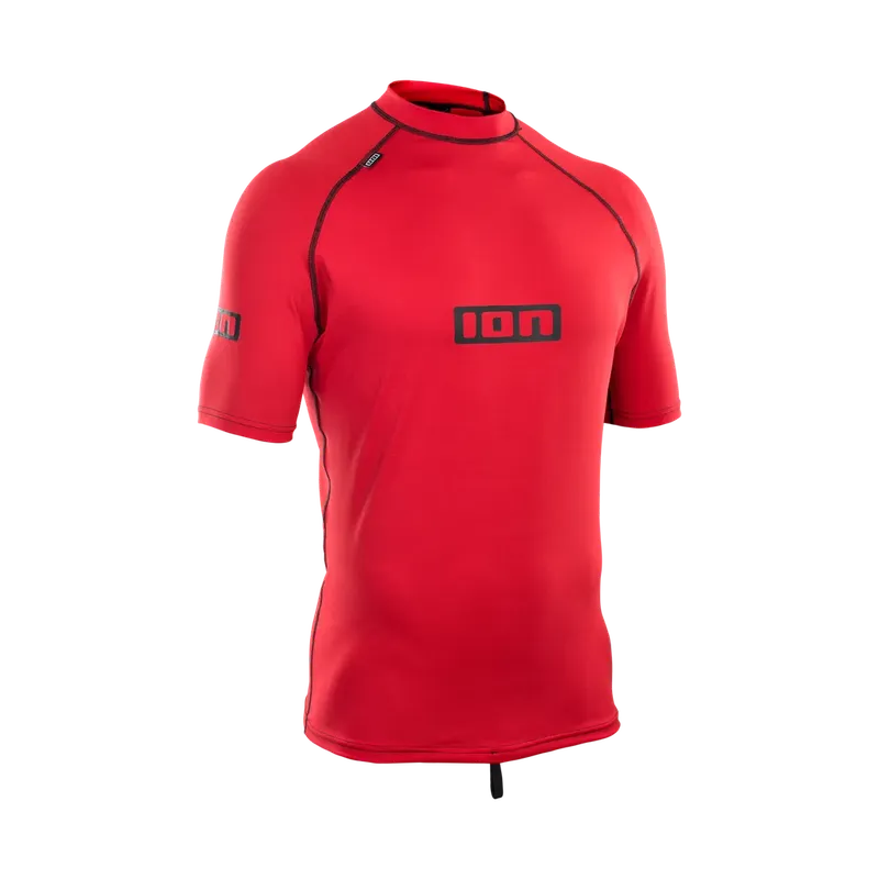 ION Herren Lycra Promo Rashguard Kurzarm - Rot