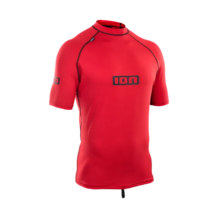 ION Herren Lycra Promo Rashguard Kurzarm - Rot