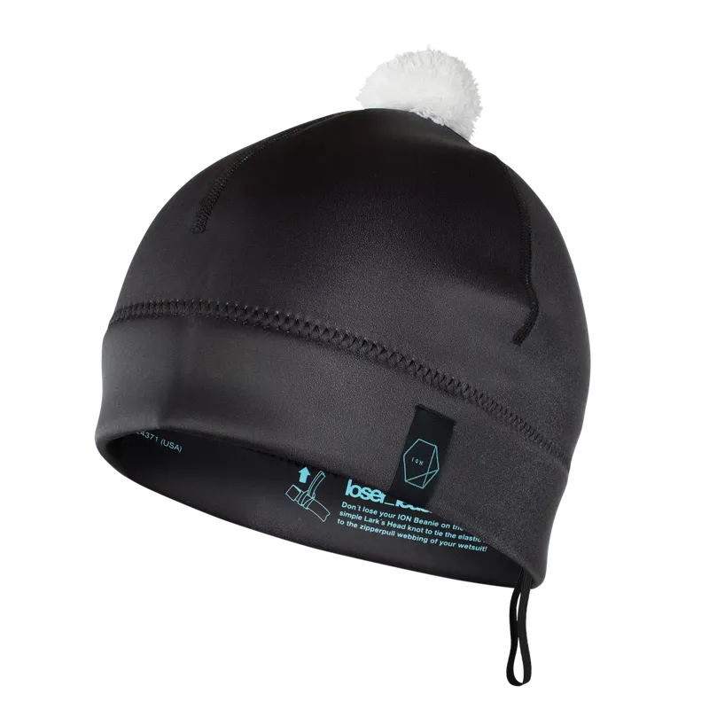 ION Neopren Beanie Bommel - Black