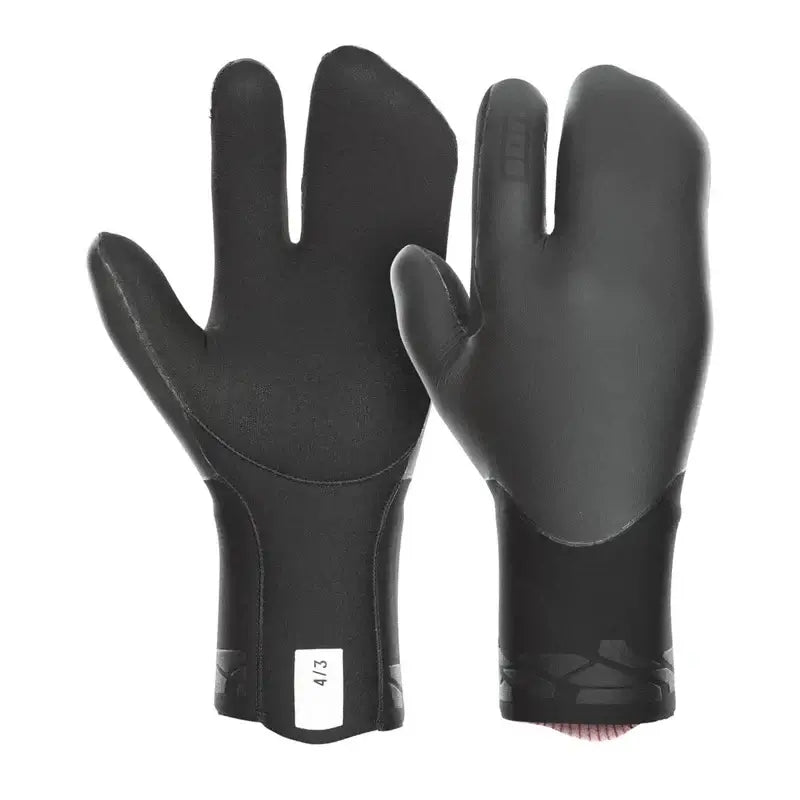 ION Neoprenhandschuhe Lobster Mitten 4/3 - schwarz