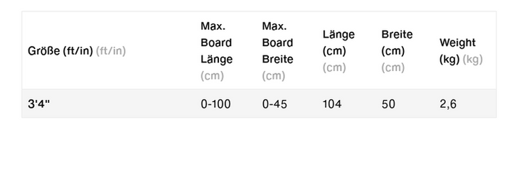 ION Pumpfoil Boardbag 3'4" - Black