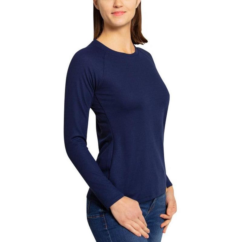 IQ-UV Damen Lycra UV PRO langarm - navy
