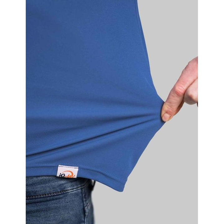 IQ-UV Herren Lycra Air-Pro langarm - blau