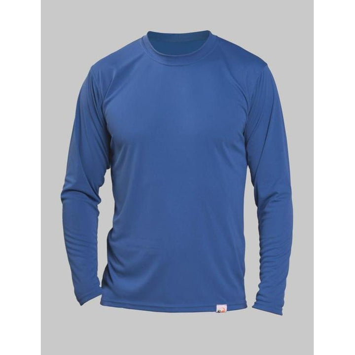 IQ-UV Herren Lycra Air-Pro langarm - blau