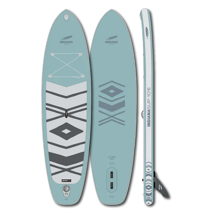 Indiana Inflatable 10'6" Family Pack ink 3-piece Fibre / Composite Paddle - misty blue (2026)
