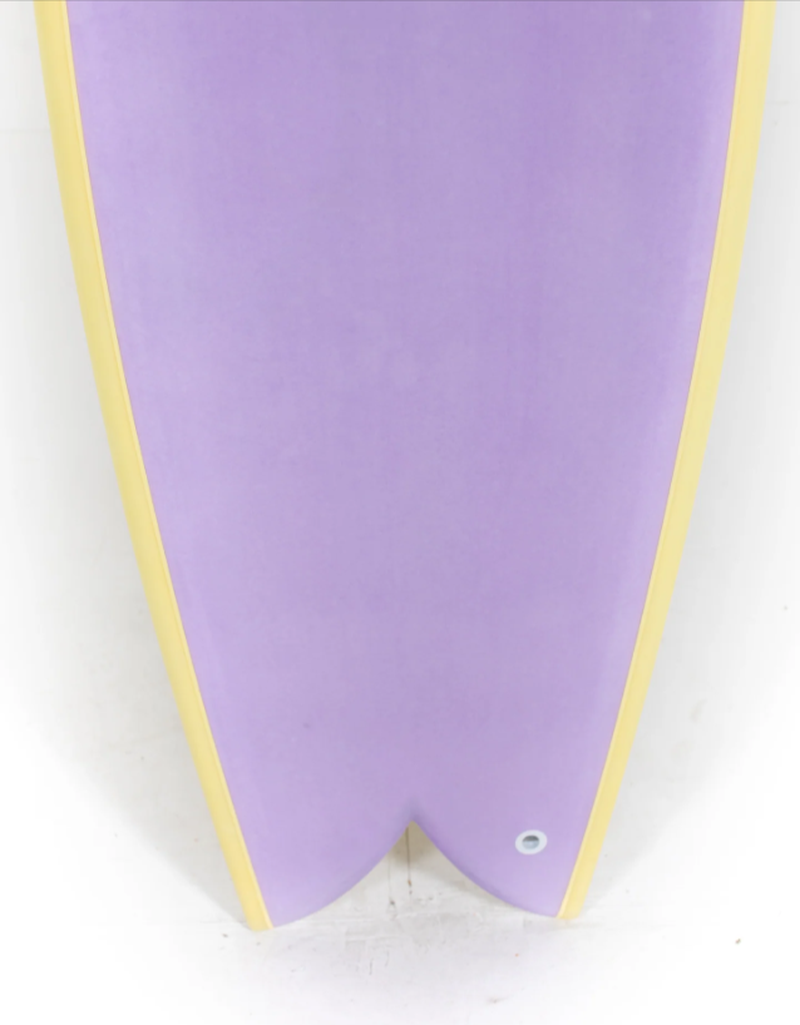 Indio Surfboards DAB Fish 5'5" 33.5L - Cream Lilac