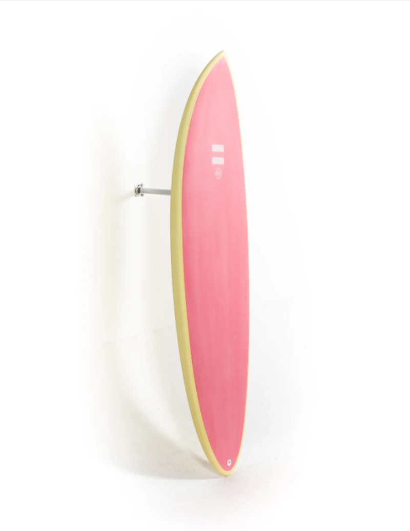 Indio Surfboards Racer 6'4" 42L - Cream Flamingo