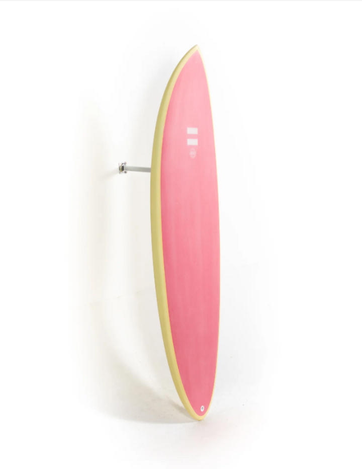 Indio Surfboards Racer 6'4" 42L - Cream Flamingo