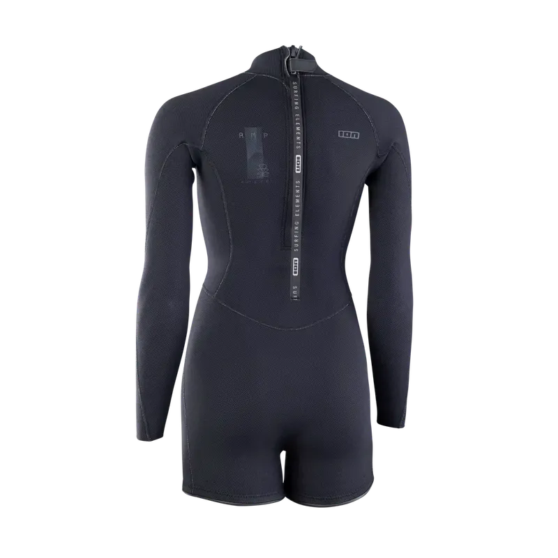 Ion Damen Langarm Back Zip Amaze Amp Hot Shorty 2.0 - 900 black