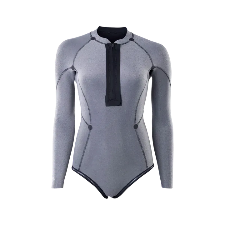 Ion Damen Langarm Front Zip Amaze Amp Hot Shorty 2.0 bikini fit- 900 black