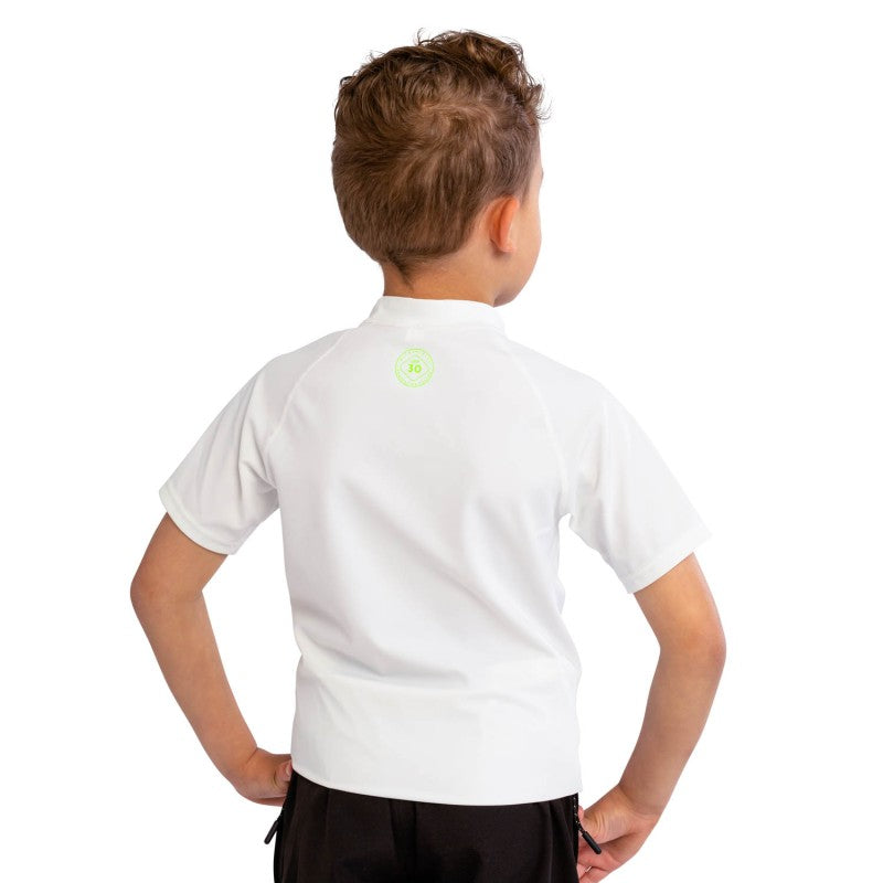 JOBE Kinder Lycra kurzarm 30+ SPF - weiss