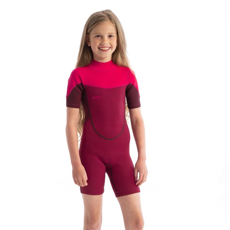 Jobe Kinder Shorty Boston 2mm Backzip - hot pink