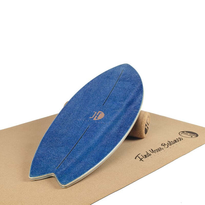 Jucker Hawaii Balanceboard Ocean Rocker Blue inkl Trick Rolle