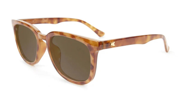 Knockaround Brillen Paso Robles - Glossy Blonde Tortoise Shell / Amber