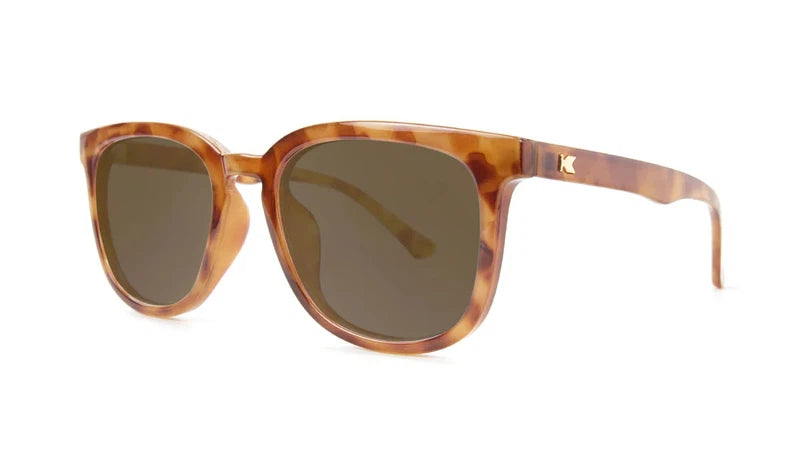 Knockaround Brillen Paso Robles - Glossy Blonde Tortoise Shell / Amber