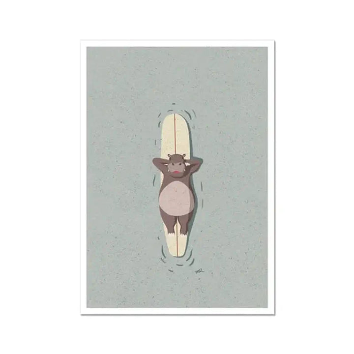 Lavater Grusskarte - Hippo